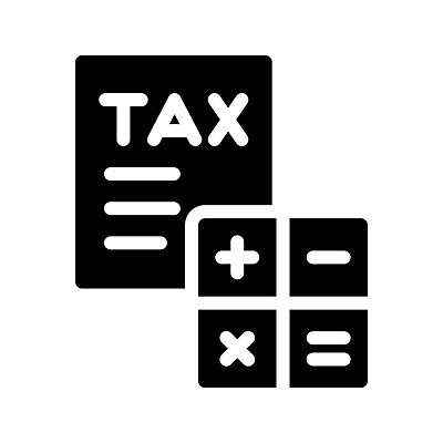 EPS 해외이미지 일러스트 사람없음 계산기 세금 세금계산서 해외일러스트 문구용품 장비 파일형식 벡터 이미지허브