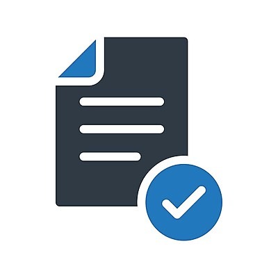 EPS 해외이미지 디자인 종이 일러스트 비즈니스 성공 사무실 라벨 검은색 플랫 심볼 계약 체크 확인 흔적 사인 서식 문서 파일 심플 페이지 고립 서류판 설문지 체크리스트 목차 해외일러스트 컬러 컨셉 프레임 사무용품 파일형식 벡터 문구용품 오브젝트 이미지허브