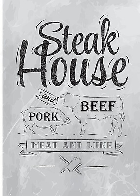 EPS 해외이미지 디자인 배너 포스터 리본 음식 백그라운드 포크 일러스트 텍스트 주택 뿔 육류 스테이크 요리 미술 타이포그라피 그래픽 장식 머리 라벨 식당 식사 저녁식사 칠판 회색 소고기 수확 신선 소 그릴 편지 굽기 먹기 심볼 사인 메뉴 분필 질감 황소 복고 점심식사 그런지 해외일러스트 문자 식기 컬러 농업 식재료 포유류 모션 주방용품 문화예술 프레임 서양음식 건물 신체부위 상점 구이 초크 파일형식 벡터 이미지허브