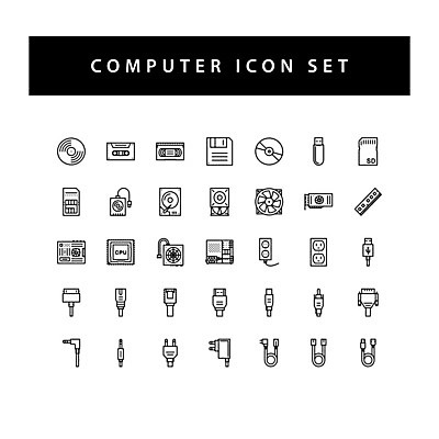 EPS 해외이미지 편집 디자인 선 일러스트 그래픽 전자제품 컴퓨터 세트 검은색 자료 웹 운전 CD 신용카드 부채 USB 수집 심볼 사인 윤곽 팩 냉각기 마더보드 타격 프로세서 하드웨어 스타일 해외일러스트 컬러 인터넷 모션 금융 화장품 파일형식 벡터 이미지허브