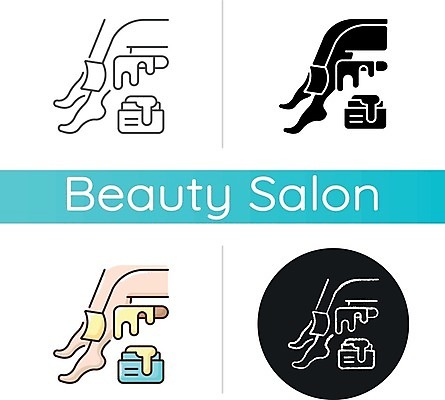 EPS 해외이미지 일러스트 사람없음 세트 원형 왁싱 왁싱젤 해외일러스트 도형 젤 파일형식 벡터 이미지허브