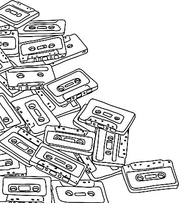 EPS 해외이미지 디자인 포스터 음악 백그라운드 일러스트 미술 그래픽 우주 검은색 소리 장비 수확 카세트테이프 낙서 혼합 플라스틱 스케치 심볼 오브젝트 그림 복고 엽서 윤곽 오디오 테이프 손그림 아날로그 스테레오 멀티미디어 80대 고립 구식 녹음기 뮤지컬 옛날 플레이어 카피스페이스 해외일러스트 노년 컬러 농업 재질 문화예술 문구용품 전자제품 공백 편지 파일형식 벡터 녹음_기록 이미지허브