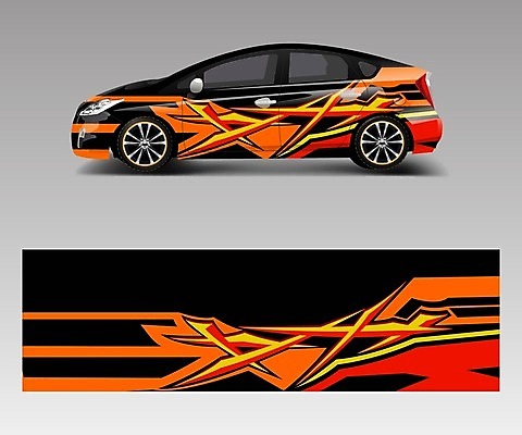 EPS 해외이미지 디자인 백그라운드 일러스트 자동차 추상 사람없음 목업 자동차코팅 해외일러스트 육상교통 무늬 파일형식 벡터 이미지허브