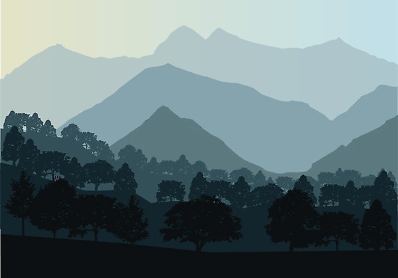 EPS 해외이미지 공원 여행 백그라운드 캐나다 일러스트 하늘 아침 산 파노라마 사람없음 야외 초록색 파란색 황혼 캠핑 하이킹 소나무 숲 고도 언덕 산등성이 심플 내추럴 웅장함 평야 수평선 막 해외일러스트 주간 나무 공공시설 컬러 북아메리카 자연 레저 촬영기법 일몰 파일형식 벡터 이미지허브