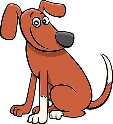 EPS 해외이미지 캐릭터 무늬 일러스트 사람없음 반려동물 갈색 귀여움 개 만화 해외일러스트 일러캐릭터 동물 컬러 컨셉 포유류 파일형식 벡터 이미지허브