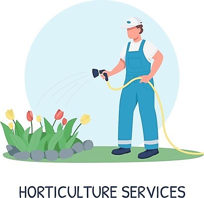 EPS 해외이미지 전신 식물 남자 꽃 줄기 하늘색 잎 일러스트 한명 서기 들기 성인 튤립 물주기 호스 분사기 정원사 얼굴없음 성인남자한명만 반려식물 해외일러스트 직업 1 모션 사람 파란색 남자한명만 성인남자만 파일형식 벡터 이미지허브