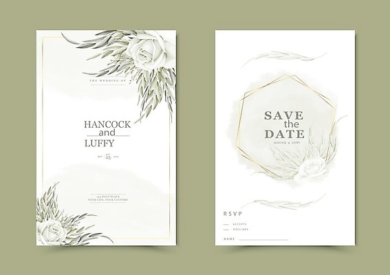 EPS 해외이미지 꽃 꽃다발 결혼 꽃무늬 일러스트 결혼식 사람없음 초록색 장미 벚꽃 청첩장 해외일러스트 식물 컬러 무늬 카드_감사 이벤트 파일형식 벡터 이미지허브