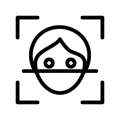 EPS 해외이미지 얼굴 선 일러스트 안전 사람 머리 카메라 디지털 보호 심볼 분석 확인 보안 윤곽 시스템 센서 스캐너 신분증 탐지 해외일러스트 컨셉 신체부위 전자제품 증명서 파일형식 벡터 이미지허브