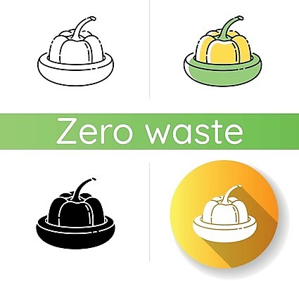 EPS 해외이미지 그릇 일러스트 파프리카 사람없음 세트 자연보호 원형 제로웨이스트 해외일러스트 도형 식기 채소 자연 그린캠페인 보호 사회이슈 파일형식 벡터 이미지허브