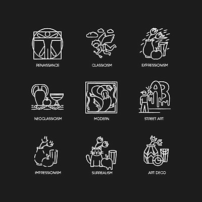 EPS 해외이미지 클립아트 디자인 문화 선 백그라운드 이동 컨셉 일러스트 미술 세트 검은색 웹 칠판 흰색 역사 낙서 스케치 수집 전시회 심볼 사인 그림 분필 박물관 윤곽 손그림 팩 고립 기간 르네상스 정물화 활자 스타일 해외일러스트 컬러 인터넷 문화예술 화장품 전시 초크 활자판 파일형식 벡터 뷰티 화장용품 인쇄판 미용용품 인쇄 오브젝트 이미지허브