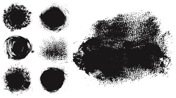 EPS 해외이미지 모양 디자인 배너 선 백그라운드 일러스트 추상 잉크 미술 그래픽 세트 검은색 페인트 고통 붓 얼룩 원형 떨어짐 수집 그림 질감 고립 그런지 엘리먼트 쓰다듬기 디테일 해외일러스트 도형 감정 컬러 컨셉 무늬 모션 문화예술 파일형식 벡터 이미지허브