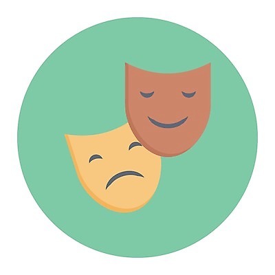 EPS 해외이미지 행복 감정 문화 얼굴 일러스트 놀이 가면 미술 미소 웃음 파티 검은색 공연 무대 표현 유머 배우 극장 심볼 사인 쇼 드라마 연극 가면무도회 비극 우울증 해외일러스트 컬러 문화예술 표정 이벤트 신체부위 질병 연예인 무도회 파일형식 벡터 이미지허브