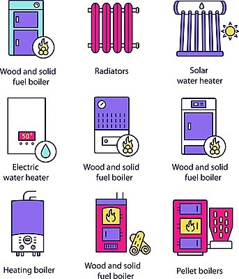 EPS 해외이미지 클립아트 디자인 산업 일러스트 가정 주택 물 세트 태양 웹 기계 장비 에너지 욕실 뜨거움 난방기 만화 버너 가득함 심볼 그림 상업 연료 팩 가스 시스템 온도 고립 고체 끓이기 라디에이터 보일러 설치 용광로 스타일 해외일러스트 자연요소 인터넷 모션 건물 화장품 난방용품 파일형식 벡터 이미지허브