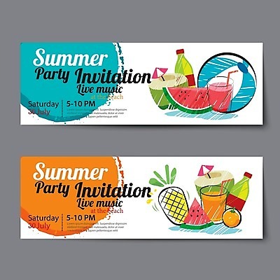 EPS 해외이미지 배너 영어 가로배너 오렌지 일러스트 수박 사람없음 가로 세트 티켓 오렌지주스 비치볼 파인애플 수박주스 코코넛주스 해외일러스트 문자 과일 공 바캉스용품 주스 과일주스 열대과일 코코넛 파일형식 벡터 이미지허브