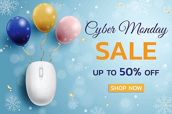 EPS 해외이미지 인터넷 일러스트 휴가 이벤트 쇼핑 세일 축하 쥐 사이버 상업 온라인 월요일 제의 해외일러스트 컨셉 설치류 요일 파일형식 벡터 이미지허브