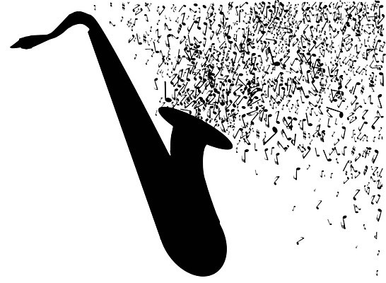 EPS 해외이미지 음악 일러스트 추상 미술 그래픽 기구 색소폰 그림 윤곽 고립 뮤지컬 해외일러스트 무늬 문화예술 목관악기 파일형식 벡터 이미지허브