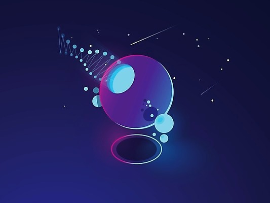 EPS 해외이미지 일러스트 비즈니스 정보기술 사람없음 파란색 디지털 자료 원형 네트워크 해외일러스트 도형 컬러 기술 파일형식 벡터 이미지허브