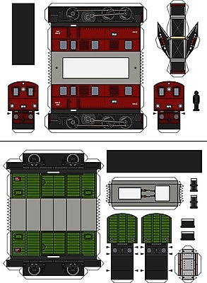 EPS 해외이미지 종이 일러스트 사람모양 사람없음 빨간색 초록색 설계도 부속품 화물트럭 해외일러스트 모양 컬러 건설업 트럭 오브젝트 파일형식 벡터 이미지허브