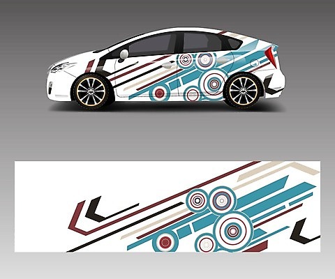 EPS 해외이미지 디자인 백그라운드 일러스트 자동차 추상 사람없음 목업 자동차코팅 해외일러스트 육상교통 무늬 파일형식 벡터 이미지허브