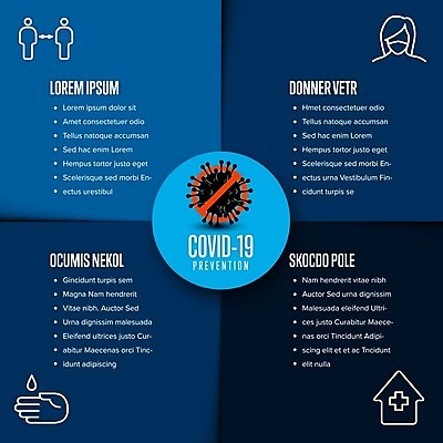 EPS 해외이미지 배너 컨셉 일러스트 거리 주택 건강 관리 가면 사람 파란색 약 블록 펼침 인포그래픽 정보 덮개 열 바이러스 씻기 질병 위험 심볼 예방 뉴스레터 면역력 인플루엔자 해외일러스트 템플릿 컬러 의학 모션 건물 청결 뚜껑 파일형식 벡터 이미지허브