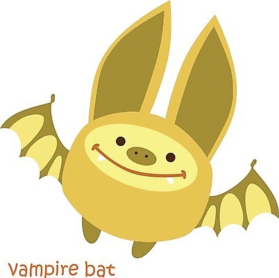 EPS 해외이미지 한마리 동물캐릭터 일러스트 사람없음 귀여움 박쥐 해외일러스트 일러캐릭터 동물 캐릭터 1 컨셉 포유류 파일형식 벡터 이미지허브