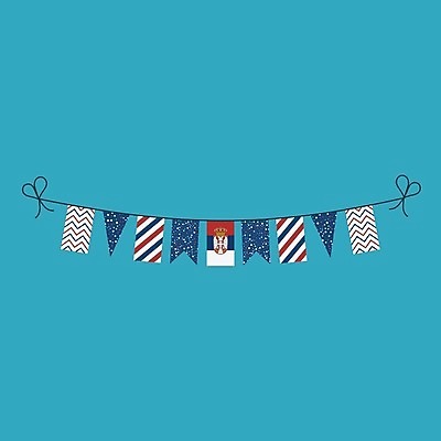 EPS 해외이미지 전통 디자인 행복 문화 줄 캠페인 여행 컨셉 일러스트 휴가 기념 이벤트 그래픽 장식 파티 축제 웹 자유 축하 깃발 플랫 만화 선거 심볼 사인 애국심 고립 독립 세르비아 엘리먼트 전국 해외일러스트 감정 인터넷 민주주의 파일형식 벡터 이미지허브