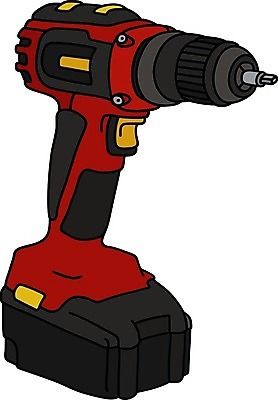 EPS 해외이미지 손 일러스트 빨간색 검은색 공구 나사 업무 운전사 수리 플라스틱 만화 서비스 베터리 송곳 철강 해외일러스트 직업 컬러 재질 신체부위 도구 작업 파일형식 벡터 이미지허브