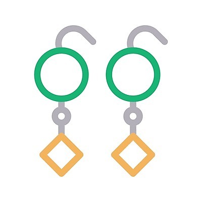 EPS 해외이미지 디자인 선 일러스트 장신구 장식 세트 상자 유행 귀걸이 반지 황금 우아함 은색 보석 수집 심볼 사인 윤곽 다이아몬드 고립 팬던트 스타일 해외일러스트 컬러 컨셉 광석 파일형식 벡터 이미지허브