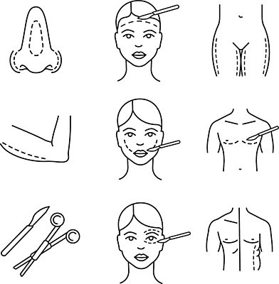 EPS 해외이미지 모양 디자인 여자 남자 얼굴 선 신체 일러스트 병원 집게 미술 치료 약 웹 화장품 수술 플랫 심볼 피부 서비스 사인 그림 윤곽 팩 팔 허벅지 순서 고립 리프팅 얇은 항목 해외일러스트 인터넷 의학 문화예술 사람 신체부위 뷰티 파일형식 벡터 이미지허브