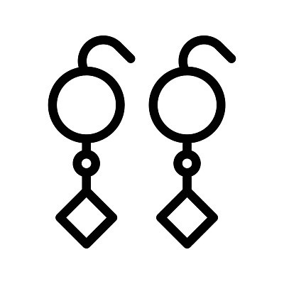 EPS 해외이미지 디자인 선 일러스트 장신구 장식 세트 상자 유행 귀걸이 반지 황금 우아함 은색 보석 수집 심볼 사인 윤곽 다이아몬드 고립 팬던트 스타일 해외일러스트 컬러 컨셉 광석 파일형식 벡터 이미지허브