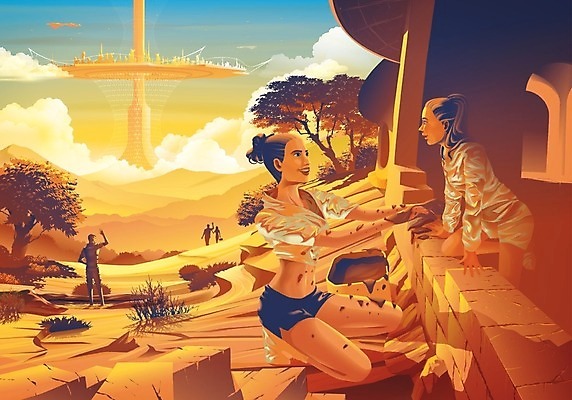 EPS 해외이미지 행복 지구 컨셉 일러스트 가족 상상 자연 미래 벽돌 산 주택 아이디어 빨대 평화 흙 도시 도움 진흙 리빙 해외일러스트 감정 관계 건물 생태계 파일형식 벡터 이미지허브