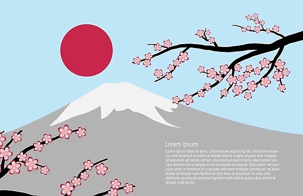 EPS 해외이미지 나무 전통 디자인 배너 꽃 포스터 아시아 문화 백그라운드 꽃무늬 일러스트 자연 산 미술 동양인 그래픽 장식 일본 중국 봄 덮개 벚꽃 나뭇가지 체리 후지산 해외일러스트 식물 계절 나라 무늬 과일 문화예술 인종 세계문화유산 뚜껑 생태계 파일형식 벡터 이미지허브