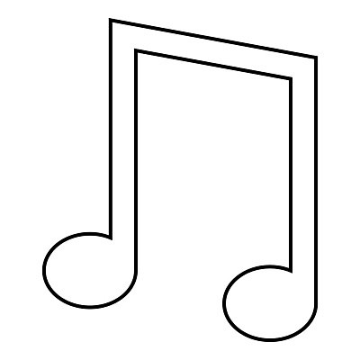 EPS 해외이미지 음악 일러스트 열쇠 검은색 쪽지 소리 심볼 윤곽 고립 구역 멜로디 뮤지컬 해외일러스트 컬러 문화예술 파일형식 벡터 이미지허브