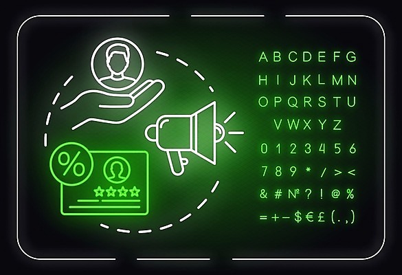 EPS 해외이미지 손 일러스트 사람모양 사람없음 확성기 네온 해외일러스트 모양 신체부위 파일형식 벡터 이미지허브