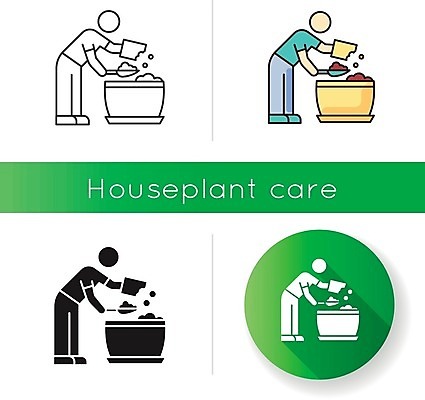 EPS 해외이미지 화분 일러스트 사람모양 씨앗 사람없음 세트 흙 원형 모종삽 해외일러스트 모양 도형 식물 삽 파일형식 벡터 이미지허브