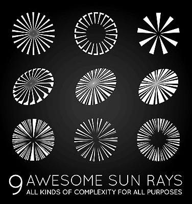 EPS 해외이미지 일러스트 사람없음 세트 흰색 엘리먼트 썬버스트 해외일러스트 디자인 컬러 파일형식 벡터 이미지허브