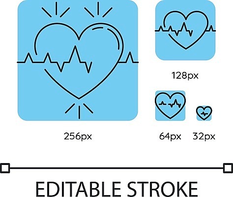 EPS 해외이미지 디자인 선 컨셉 일러스트 건강 병원 미술 세트 픽토그램 약 모니터 웹 하트 긴급 플랫 맥박 심볼 분석 속도 그림 심플 윤곽 치수 고립 리듬 바이탈 심장병 얇은 해외일러스트 모양 인터넷 의학 문화예술 컴퓨터 질병 파일형식 벡터 전자제품 이미지허브