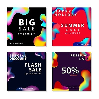 EPS 해외이미지 디자인 일러스트 추상 타이포그라피 사람없음 쇼핑 세트 세일 보라색 검은색 빅세일 해외일러스트 문자 컬러 무늬 파일형식 벡터 이미지허브