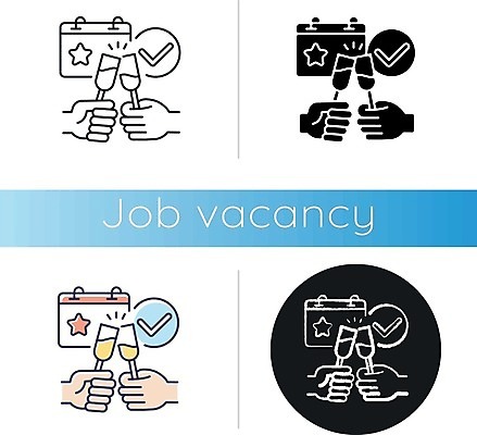 EPS 해외이미지 일러스트 들기 사람없음 세트 파티 달력 원형 체크표시 건배 손모양 별모형 회식 해외일러스트 모양 도형 별 모션 이벤트 모형 식사 확인 파일형식 벡터 손_신체부위 이미지허브