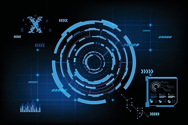 EPS 해외이미지 템플릿 일러스트 그래프 사람없음 그래픽 디지털 계기판 가상 해외일러스트 파일형식 벡터 이미지허브