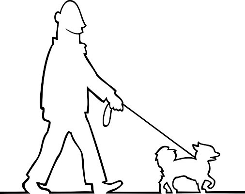 EPS 해외이미지 동물 남자 일러스트 미소 사람 반려동물 걷기 검은색 산책 기쁨 흰색 개 만화 그림 송곳니 해외일러스트 감정 컬러 포유류 모션 휴식 표정 치아 파일형식 벡터 이미지허브