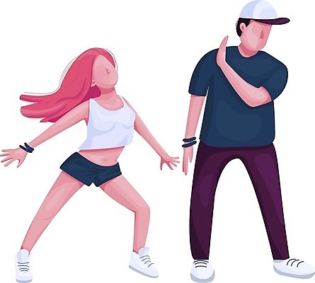 EPS 해외이미지 백인 캐릭터 디자인 커플 여자 남자 포즈 백그라운드 이동 일러스트 모션 거리 서기 사람 그래픽 파티 웹 댄서 흰색 춤 쌍 그룹 플랫 만화 클럽 심플 애니메이션 고립 랩 스타일 해외일러스트 일러캐릭터 서양인 직업 컬러 컨셉 인터넷 관계 문화예술 이벤트 파일형식 벡터 이미지허브