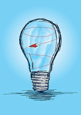 EPS 해외이미지 디자인 종이 컨셉 일러스트 전구 비행기 아이디어 미술 빨간색 빛 에너지 램프 잡기 낙서 오브젝트 손그림 문제 대패 튕기기 해외일러스트 컬러 항공교통 모션 문화예술 조명 대중교통 파일형식 벡터 이미지허브