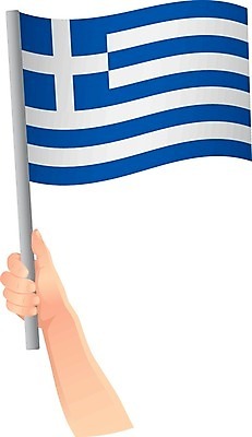 EPS 해외이미지 손 디자인 물결 일러스트 손가락 성공 자유 축하 깃발 잡기 막대기 작음 그리스 사인 깃대 봉 팔 애국심 그리스인 독립 전국 해외일러스트 서양인 유럽 컨셉 모션 신체부위 크기 파일형식 벡터 이미지허브