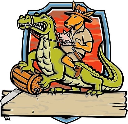 EPS 해외이미지 캐릭터 스포츠 일러스트 파충류 목재 그래픽 머리 돼지 호주 만화 심볼 사인 복고 신분 드럼 악어 배지 방패 캥거루 마스코트 오지 파우치 해외일러스트 일러캐릭터 나무 동물 가방 재료 포유류 타악기 신체부위 오세아니아 파일형식 벡터 이미지허브