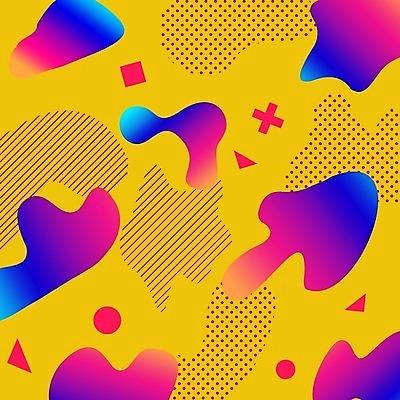 EPS 해외이미지 디자인 백그라운드 패턴 일러스트 추상 사람없음 그래픽 컬러풀 노란색 그라데이션 해외일러스트 컬러 무늬 파일형식 벡터 이미지허브