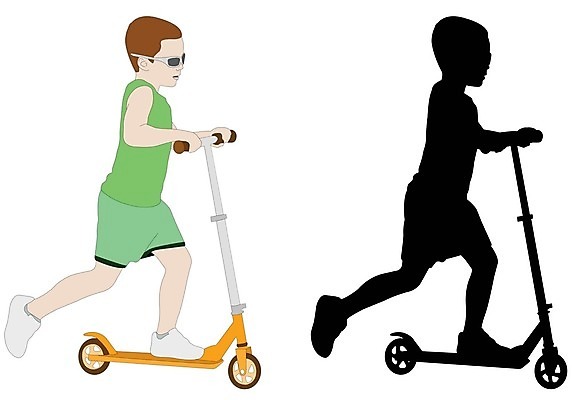 EPS 해외이미지 남자 행복 실루엣 어린이 스포츠 일러스트 놀이 미술 사람 소년 야외 기쁨 스케이트 스쿠터 바퀴 승차 그림 클립 롤 라이더 해외일러스트 감정 스포츠용품 모션 문화예술 촬영기법 오토바이 파일형식 벡터 이미지허브