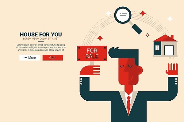 EPS 해외이미지 템플릿 디자인 백그라운드 컨셉 일러스트 비즈니스 가이드 가족 아파트 주택 그래픽 세일 웹 정보 재산 플랫 구매 중개인 사인 투자 페이지 대출 렌탈 부동산중개인 조언 진짜 해외일러스트 직업 인터넷 관계 부동산 건물 금융 쇼핑 파일형식 벡터 이미지허브