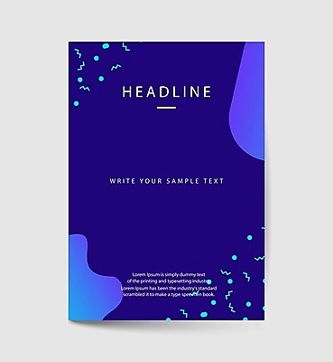 EPS 해외이미지 디자인 백그라운드 일러스트 추상 타이포그라피 사람없음 파란색 세트 카피스페이스 해외일러스트 문자 컬러 무늬 공백 파일형식 벡터 이미지허브