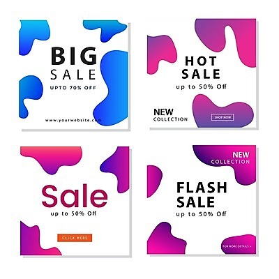 EPS 해외이미지 디자인 일러스트 추상 타이포그라피 사람없음 파란색 쇼핑 세트 세일 보라색 흰색 빅세일 핫세일 해외일러스트 문자 컬러 무늬 파일형식 벡터 이미지허브